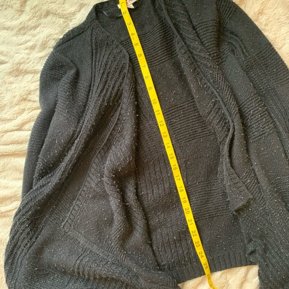 Open Front Cascade Cardigan Sweater - Picture 7 of 7
